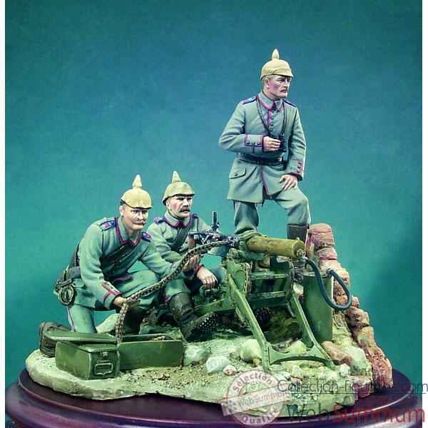 Figurine - Kit a peindre Ensemble Nid de mitrailleuses, premiere guerre mondiale - S3-S01
