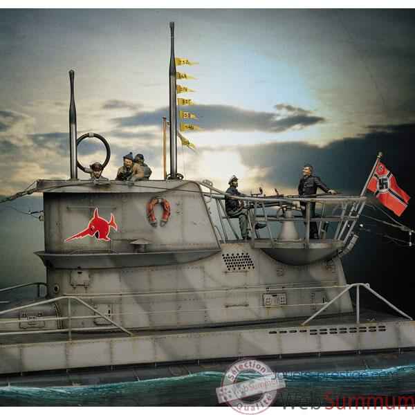 Figurine - Kit a peindre U-Boat VII C  Loup des mers - S5-S9