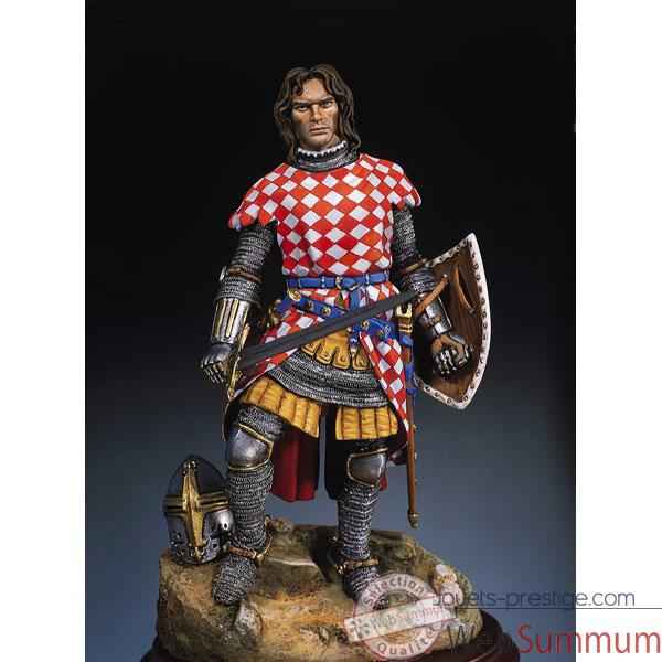 Figurine - Kit a peindre Chevalier du Moyen Age en 1320 - S8-F26
