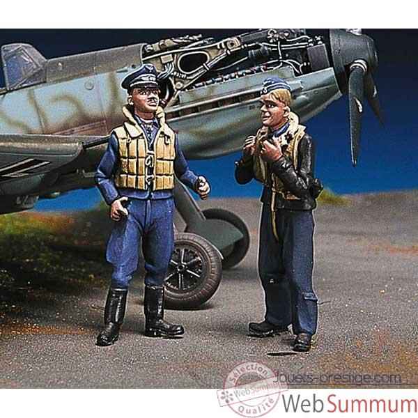 Figurine - Kit à peindre Pilotes allemands au repos III - SW-09