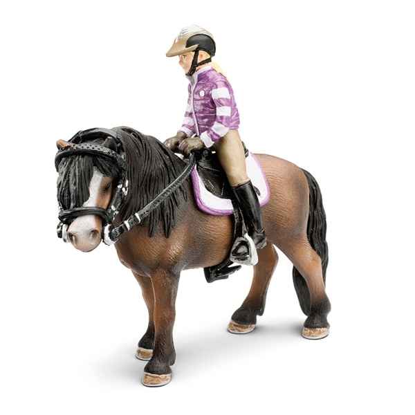 Figurine Schleich Accessoires chevaux Set d\\\'équitation poney -42039