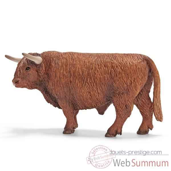 Figurine Schleich Animaux de la ferme Taureau Highland -13658