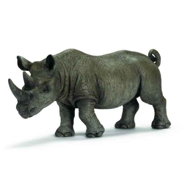 Figurine Rhinoceros noir male Schleich -14394