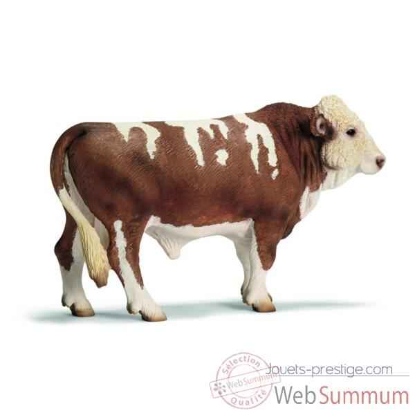 Figurine Taureau Simmental francais Schleich -13640