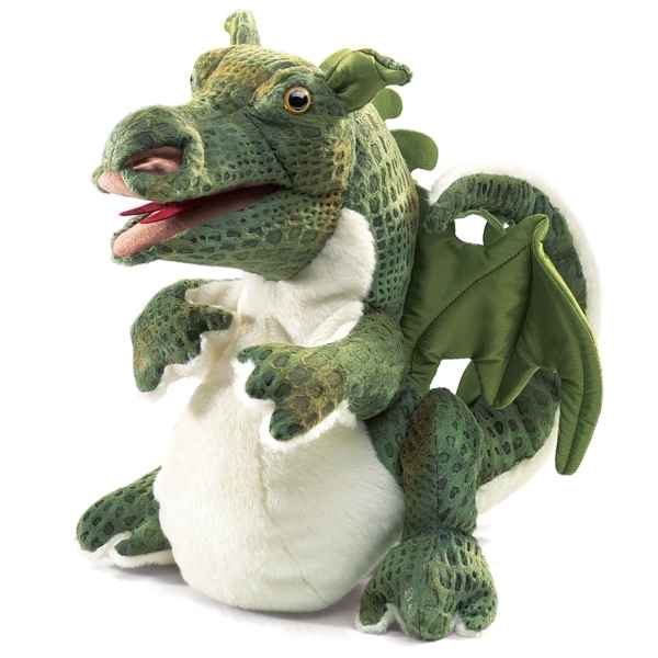 Marionnette peluche bebe dragon folkmanis 2886