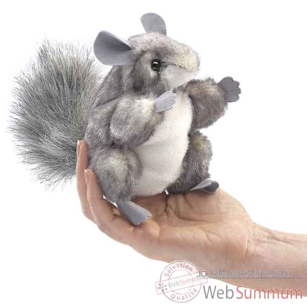 Marionnette a doigt chinchilla Folkmanis -2759 -1