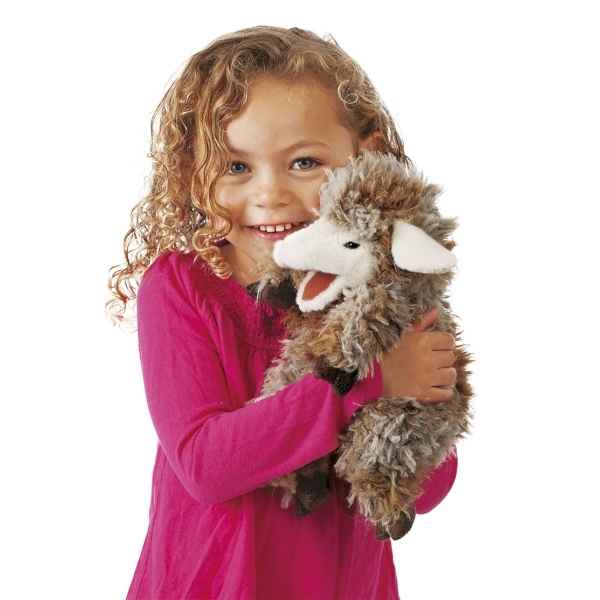 Marionnette ventriloque agneau laineux Folkmanis -3059