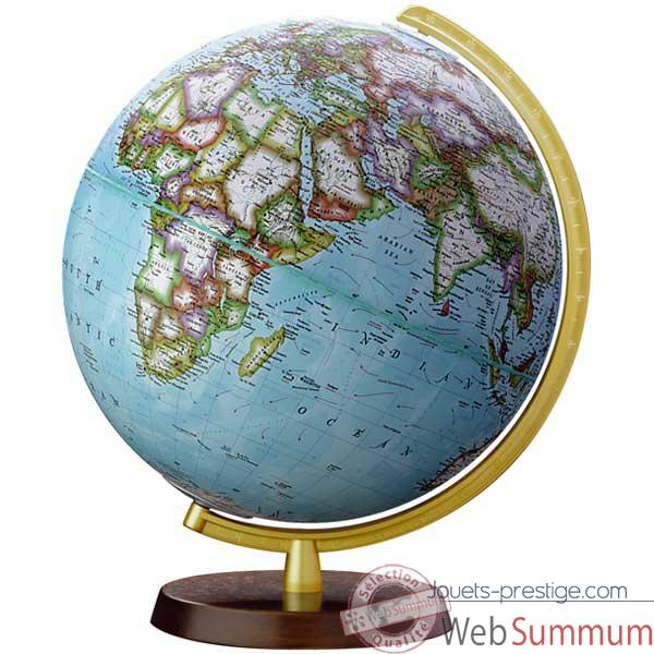 Globe g�ographique National G�ographic lumineux - mod�le National G�ographic en Anglais - sph�re 30 cm The discover-NGG143016