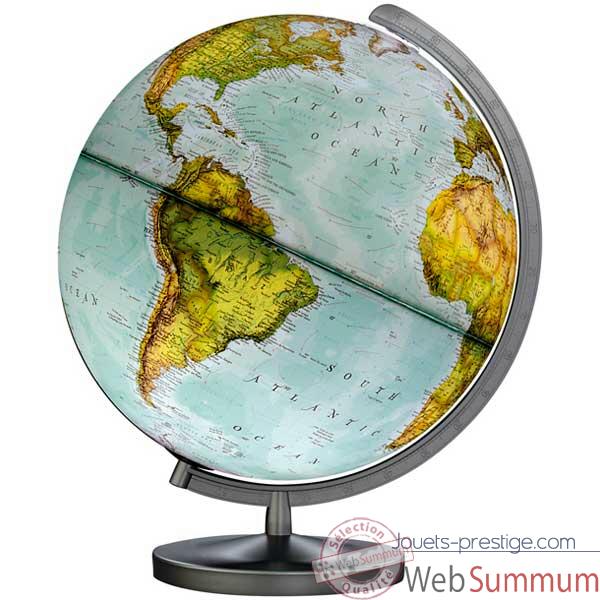 Globe g�ographique National G�ographic lumineux - mod�le National G�ographic en Anglais - sph�re 34 cm The journey-NGG143441