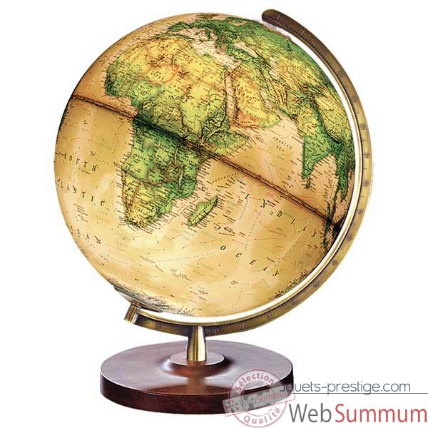 Globe g�ographique National G�ographic lumineux - mod�le National G�ographic en Anglais - sph�re 34 cm The voyage-NGG153453