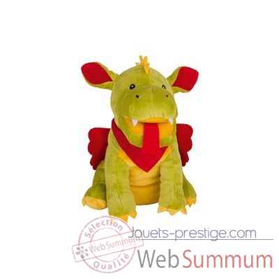 Marionnette en peluche dragon ricuh h24cm Goki -51547
