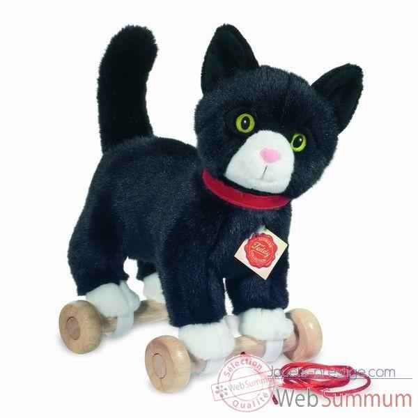 Peluche Chat sur roues Hermann Teddy collection 29cm 94601 4