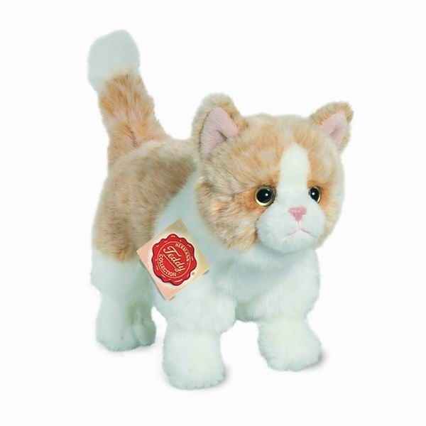 Peluche Chat debout gold Hermann Teddy collection 20cm 90683 4