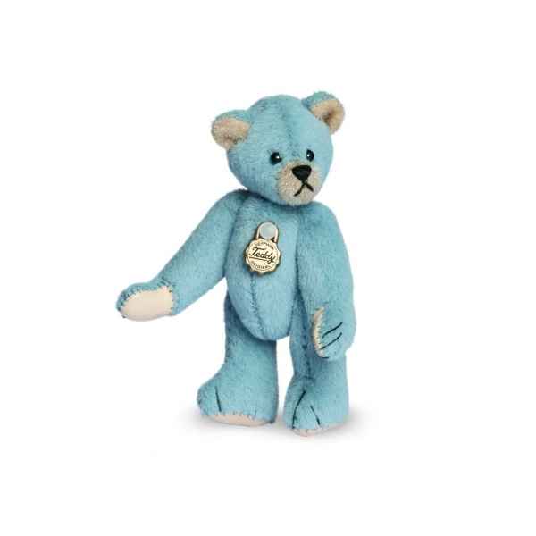 Mini ours teddy bear bleu clair 6 cm Hermann -15409 9
