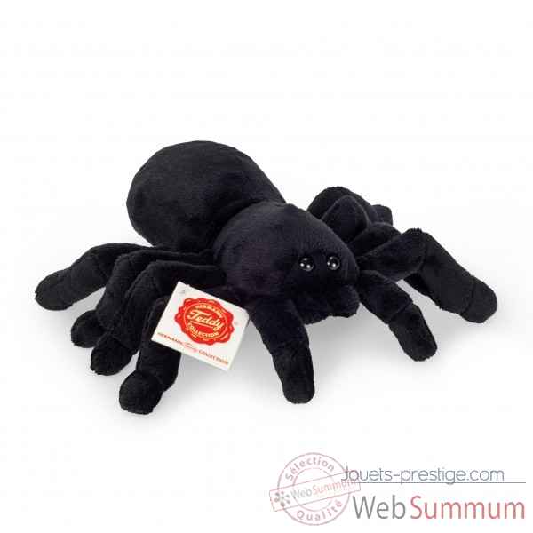 Peluche araignee noire 16 cm Hermann -92656 6