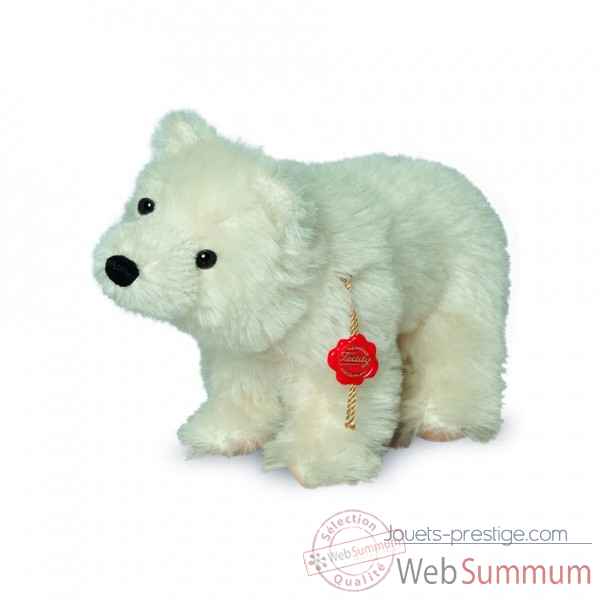 Peluche de collection ours polaire 23 cm hermann -18101 9