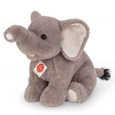 Peluche elephant assis 35 cm hermann teddy collection -90742 8