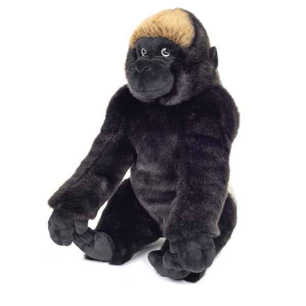 Peluche Gorille de montagne assis 35 cm hermann -92943 7
