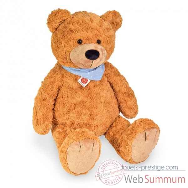 Peluche Grand ours teddy marron dore 75 cm hermann teddy collection -91372 6