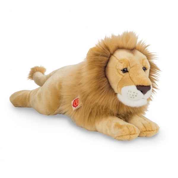 Peluche lion couche 55 cm hermann teddy -90469 4