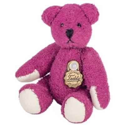Peluche miniature ours prune 4,5 cm collection ed. limitee Hermann -15450 1