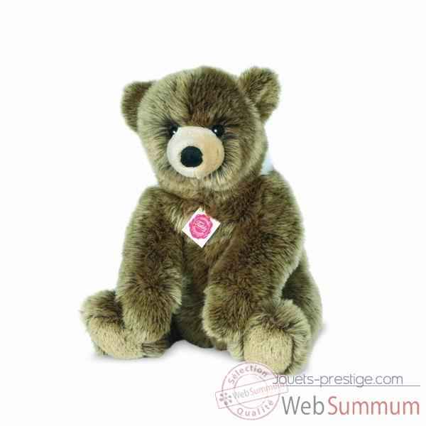 Peluche ours assis 35 cm hermann 91036 7