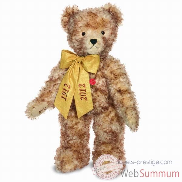 Peluche ours teddy artur 100 cm debout collection anniversaire �d. limit�e 100 ex. hermann -17406 6