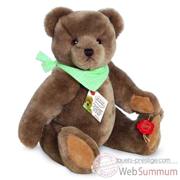 Peluche ours teddy original carlo avec bruiteur 30 cm Hermann -18203 0