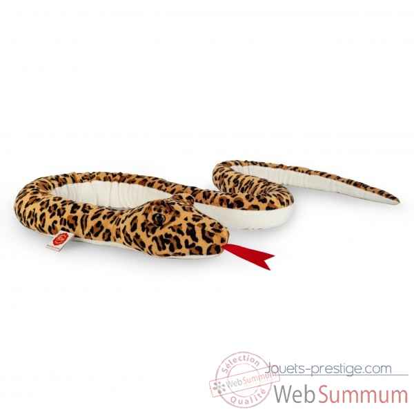 Peluche serpent motif leopard 175 cm Hermann -92308 4