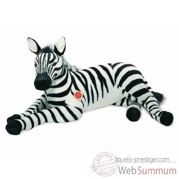 Peluche zebre couche 85 cm hermann 90285 0
