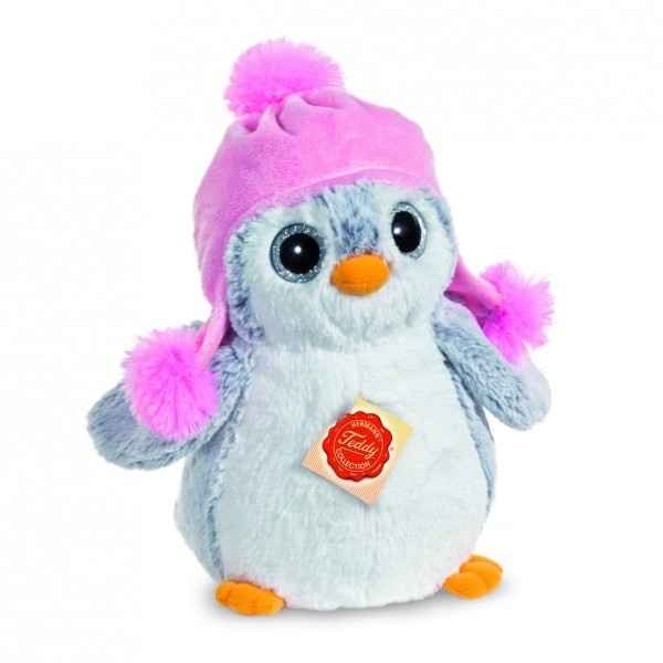 Pingouin avec le chapeau rose Hermann -90024 5