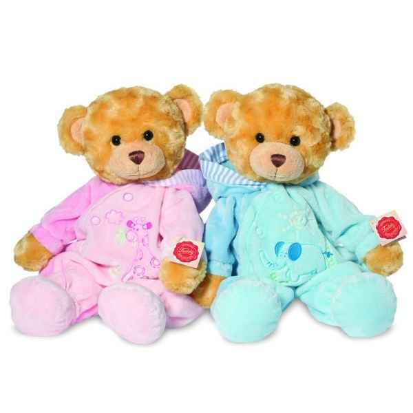Pyjama bear pink 39 cm hermann -91352 8