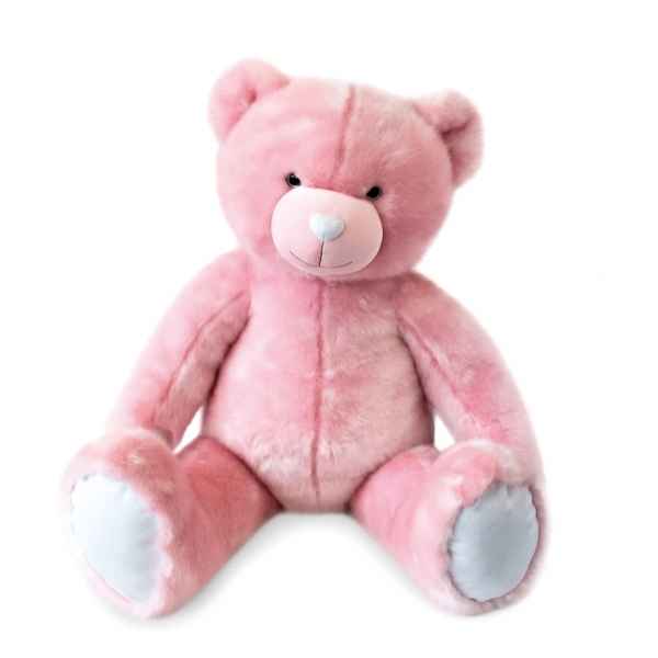 Peluche Ours collection 120 cm - rose sorbet histoire d\\\'ours -DC3462