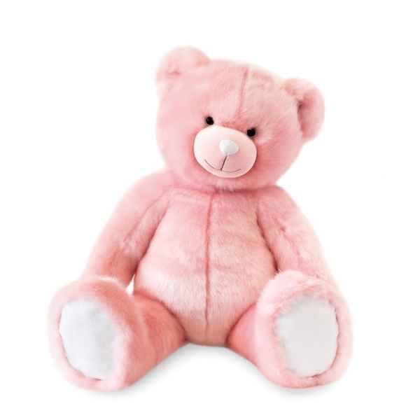 Peluche Ours collection 80 cm - rose sorbet histoire d\'ours -DC3459