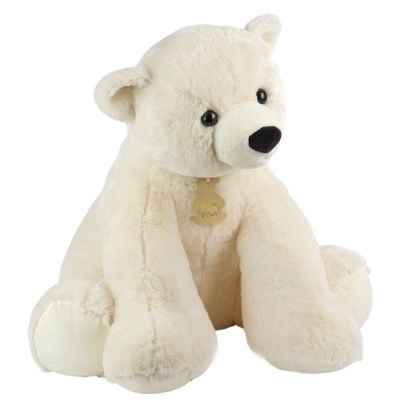 Peluche Ours polaire assis (MM) Histoire d\'Ours 1434