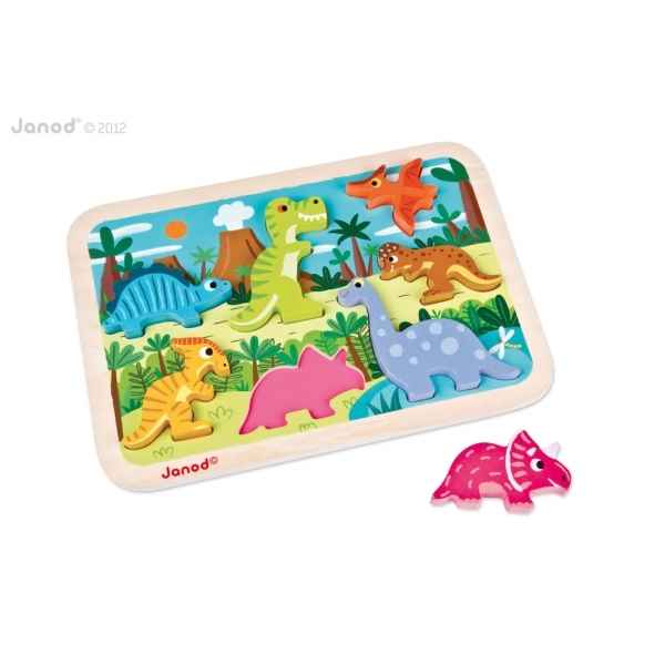 Chunky puzzle dinosaures Janod -J07054
