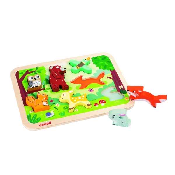 Chunky puzzle foret Janod J07023