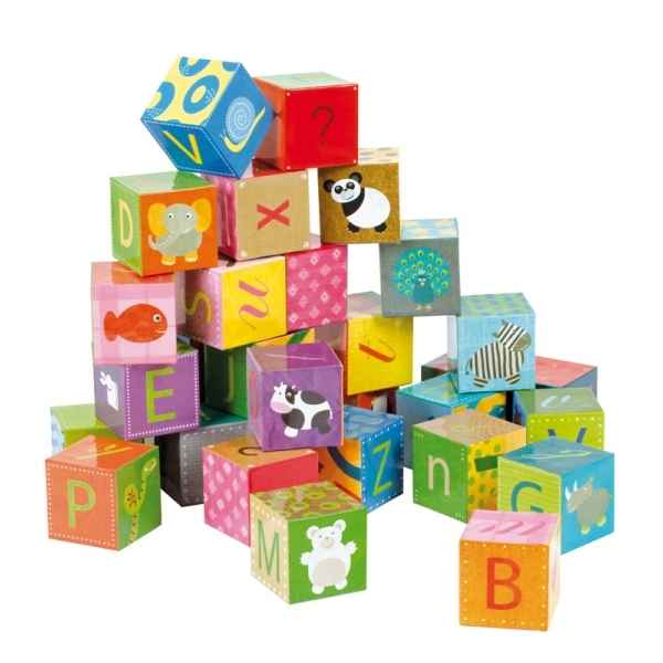 Kubkid - 32 cubes alphabet Janod -J02993