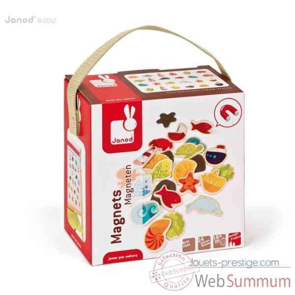 Magnets ocean - 24 pcs Janod -J08155