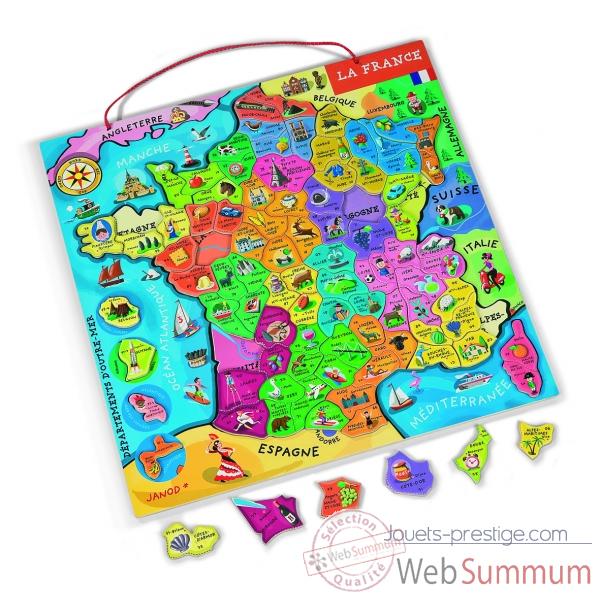 Puzzle france magn�tique Janod J05517