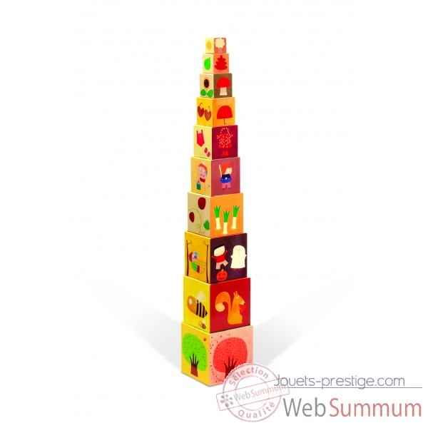 Pyramide carree les 4 saisons Janod J02917