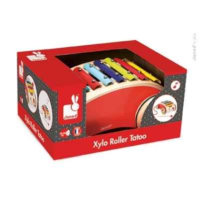 Xylo roller rouge tatoo Janod -J05380