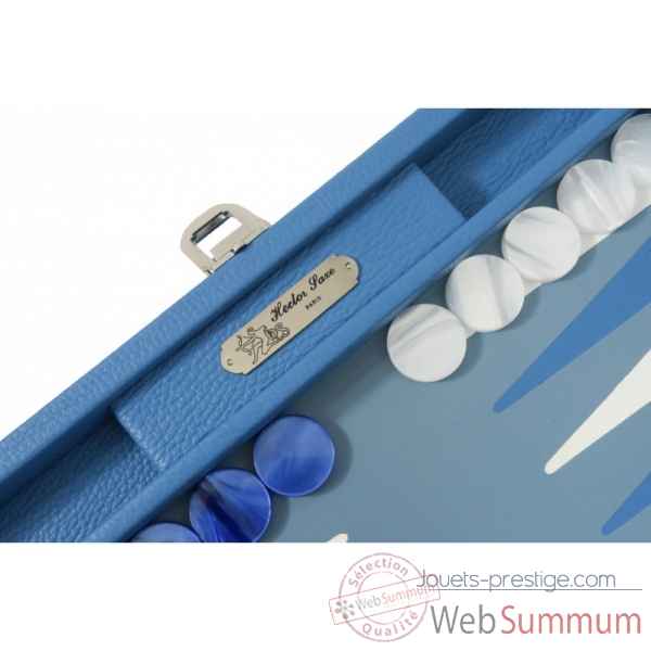 Backgammon baptiste cuir buffle medium limoges -B52L-l -1