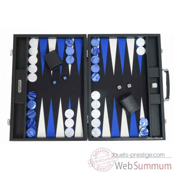 Backgammon basile toile buffle competition noir -B620-n