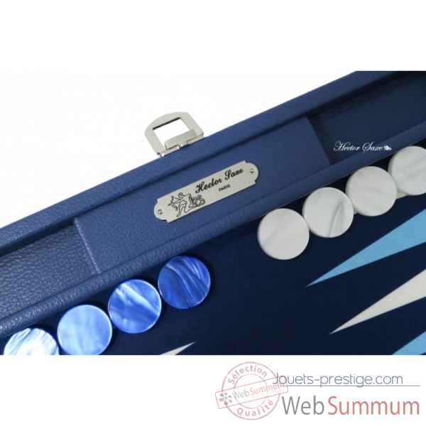 Backgammon basile toile buffle medium nuit -B20L-nu -1