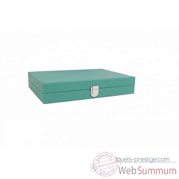 Backgammon basile toile buffle medium vert -B20L-v -7