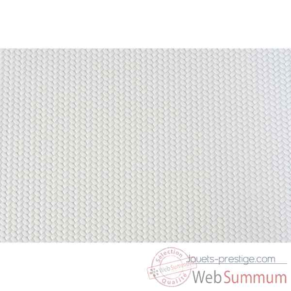 Backgammon camille cuir couture medium blanc -B71L-b -5