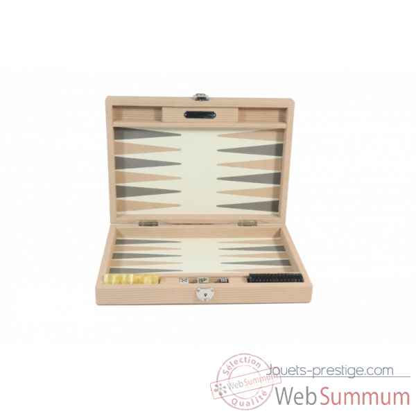 Backgammon camille cuir couture medium poudre -B71L-p -3