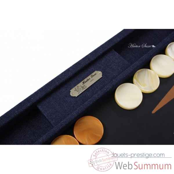Backgammon daniel toile jeans competition bleu -B630C -9