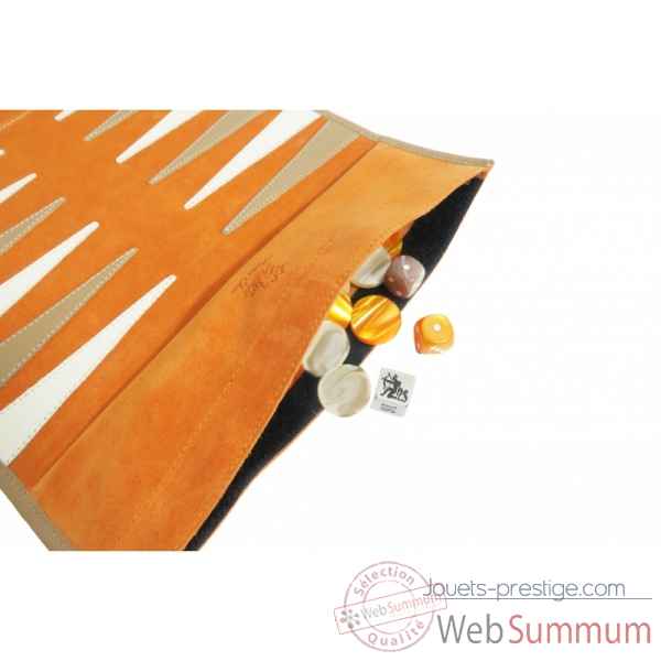 Backgammon de voyage victor velours claw -BR106C-cl -3